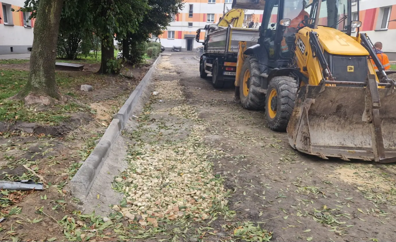 Chodniki i nowa nawierzchnia
