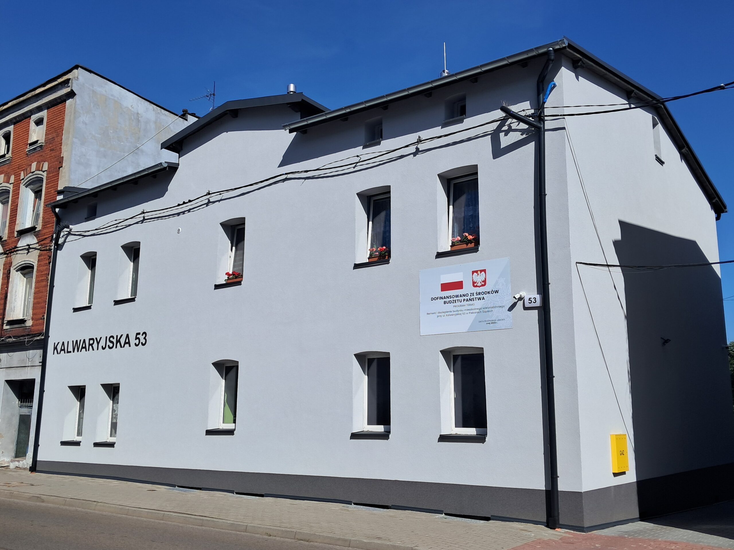 Rozliczenie premii MZG -remont budynku przy ul.Kalwaryjskiej 53.